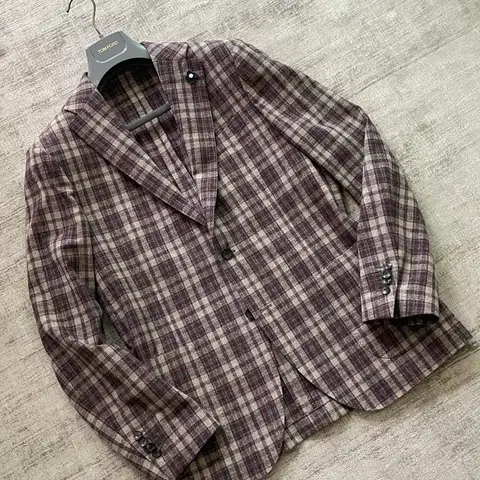 라르디니 신형 파스텔 플레이드 체크 스포츠코트 italy made