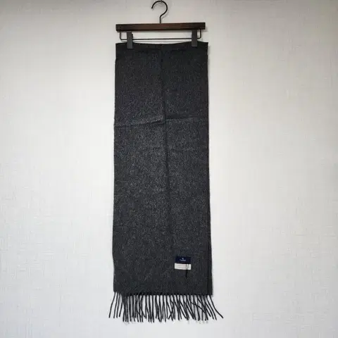 탠디 TANDY 캐시미어 100% 차콜 그레이 머플러