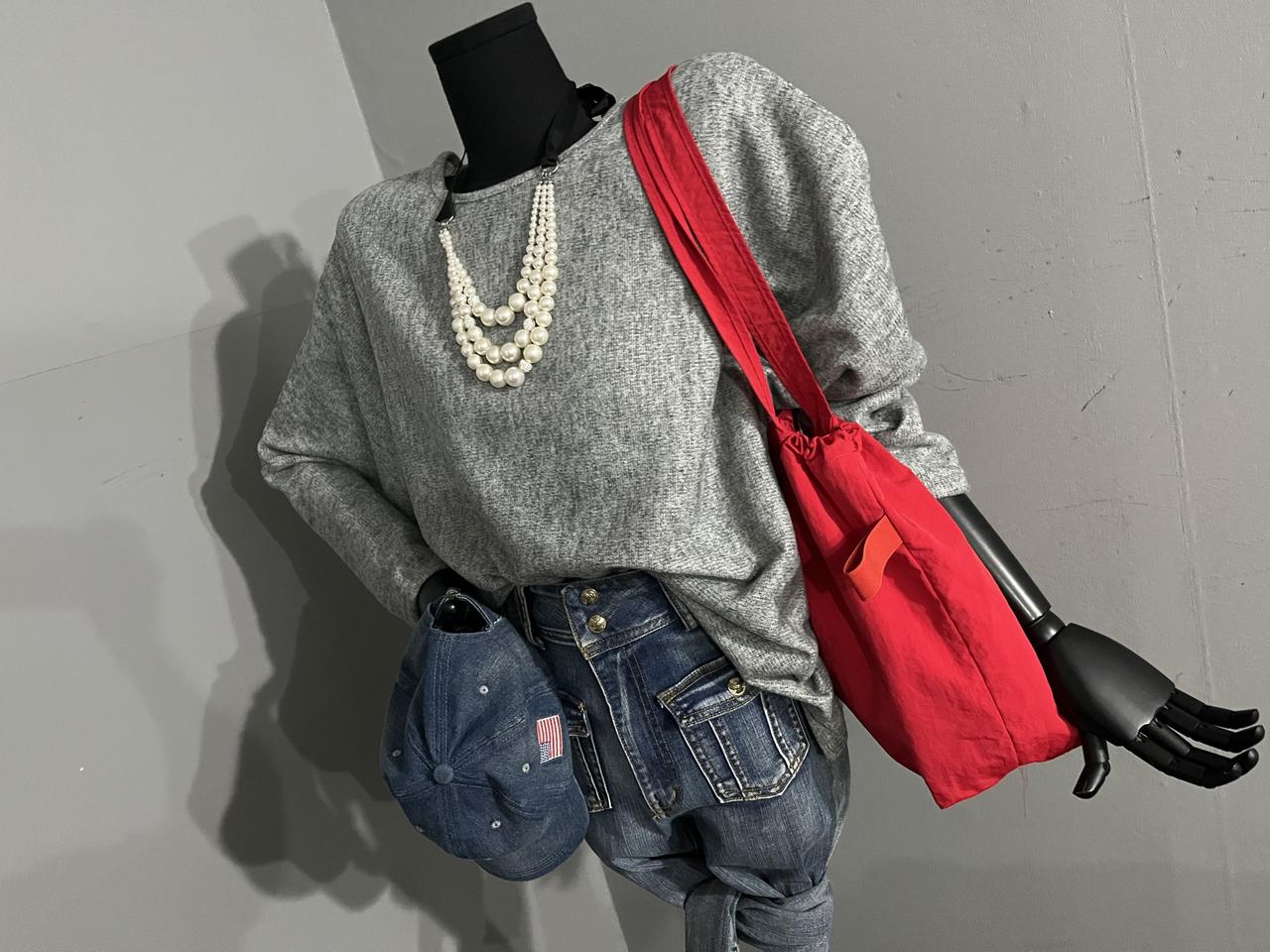 오버핏박시니트/빅사이즈/여리핏