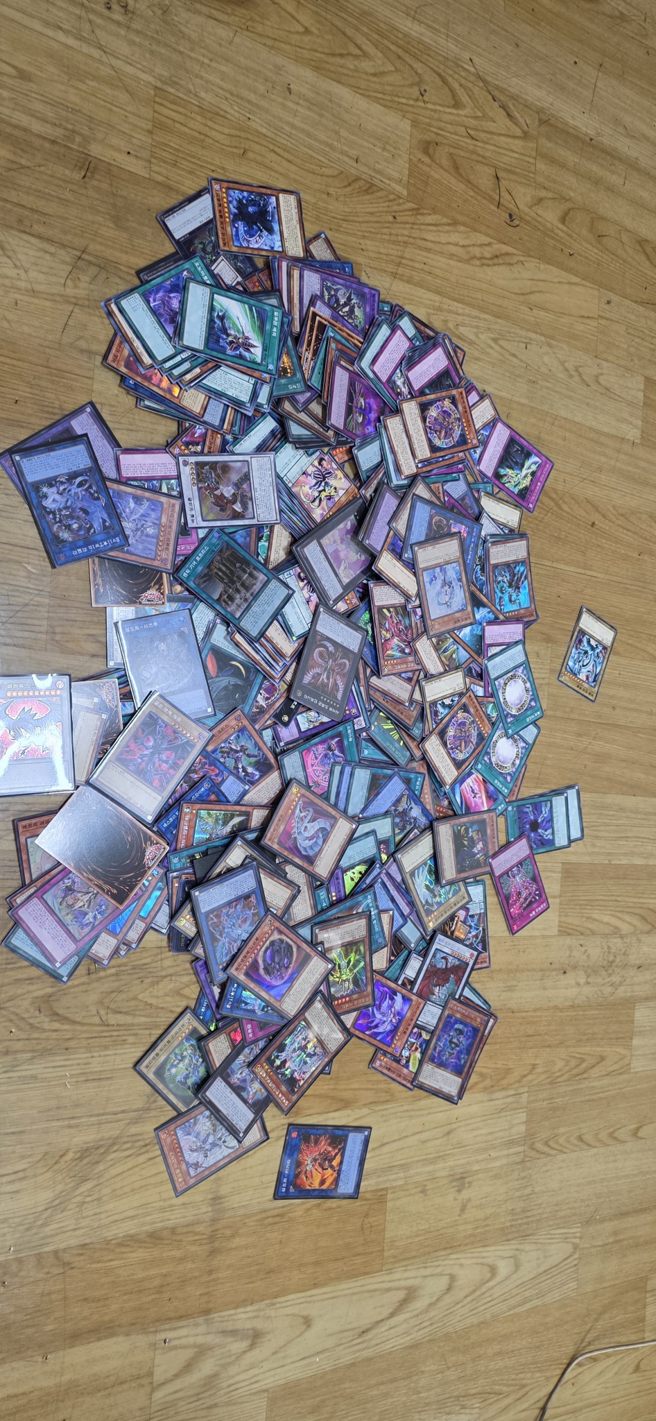 유휘왕카드 400장정도