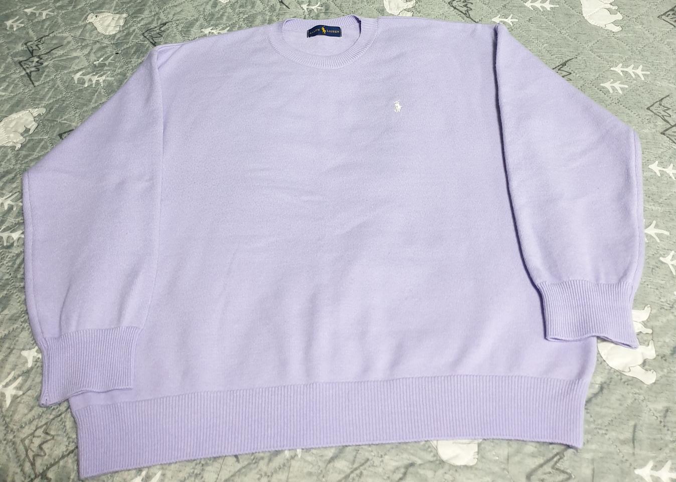 폴로랄프로렌 니트 스웨터 퍼플 (L)