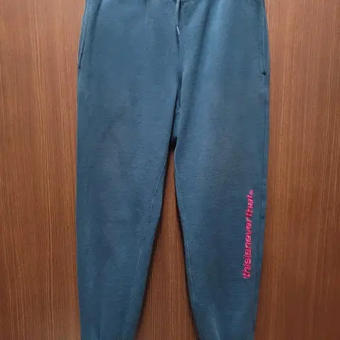 디스이즈네버댓 기모 조거팬츠 남성 34~35