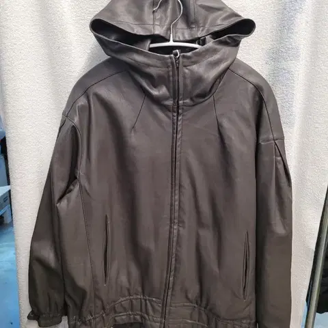 MO GG 후드 인조 가죽자켓 여성 66