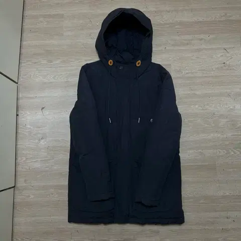 캘빈클라인 진스 여성 덕다운 후드 파카 야상패딩 [네이비] L/100