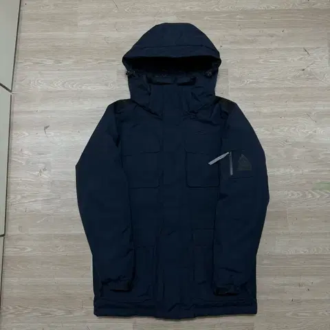 프로스펙스 아웃도어 덕다운 방풍 후드 패딩 점퍼 [네이비] M/95