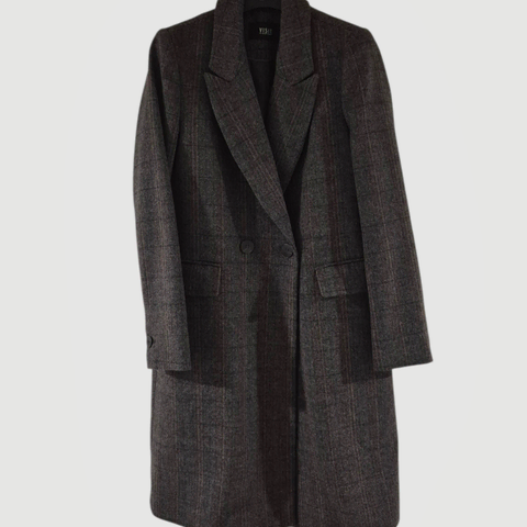 비지트인뉴욕 여자 여자 울 코트