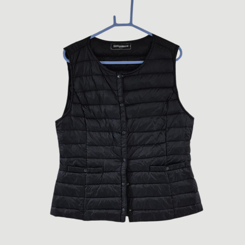 [90]SINEQUANONE 파리 여자 구스 경량패딩조끼