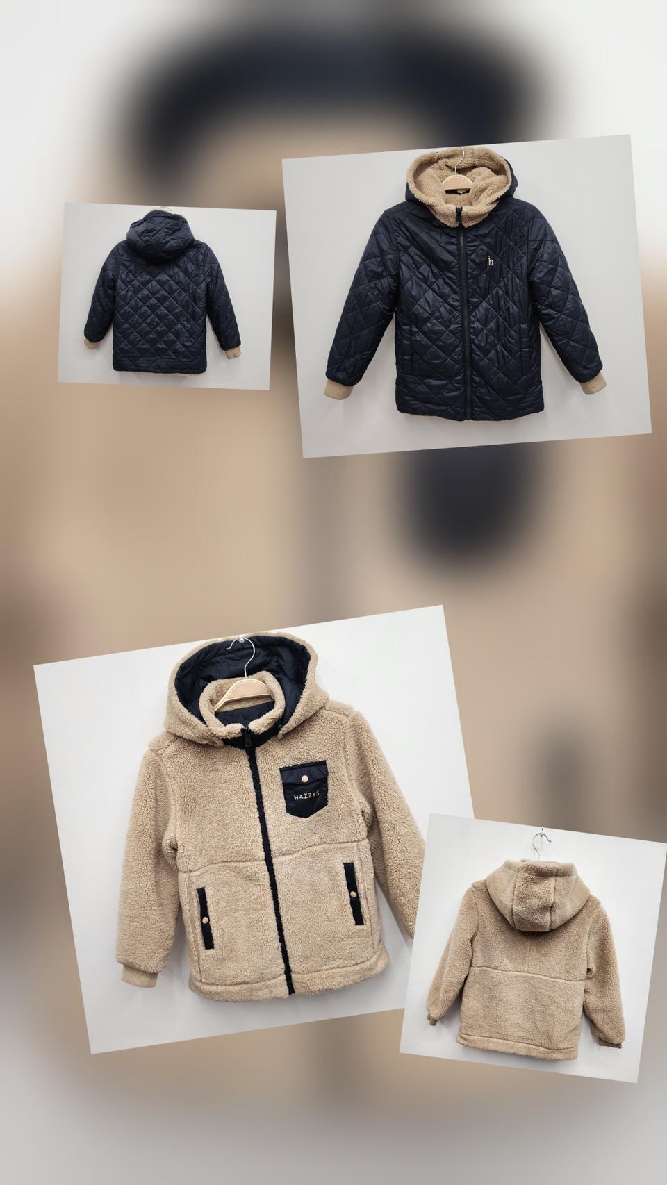 헤지스 키즈 양면 패딩(130사이즈)