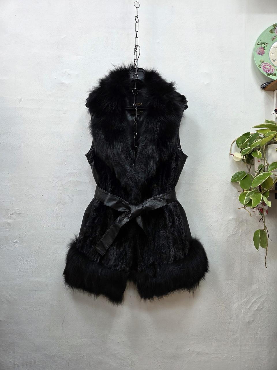 크로커다일폭스배색밍크조끼95(날씬66)