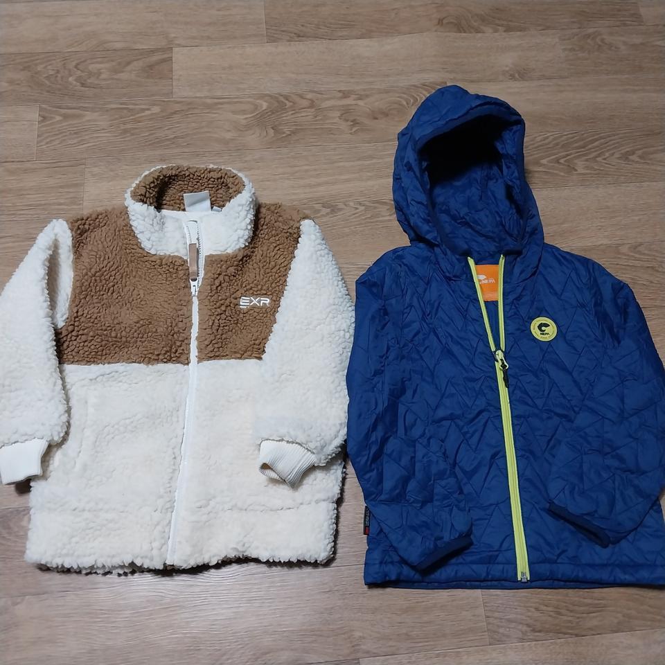 EXR 네파 겨울 2벌 키즈110 사이즈