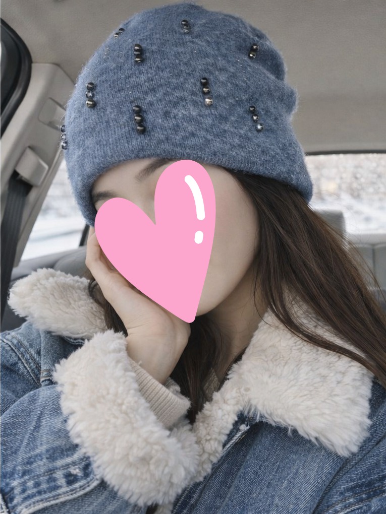 스카이블루 바르셀로나 편집샵 비즈 포인트 비니 F