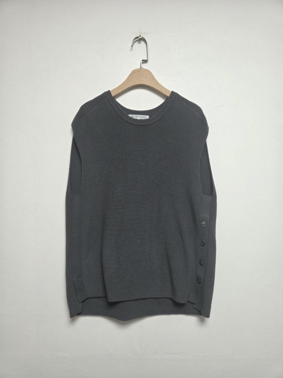  23구 니트 베스트 그레이(M) 