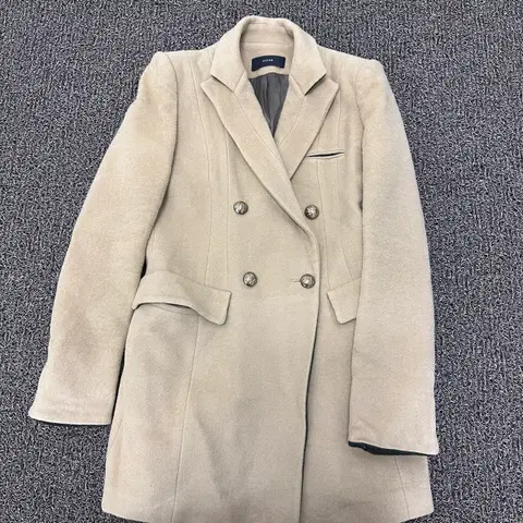 SYSTEM 시스템 한섬 여성 양모 카시미어 코트 신장 160