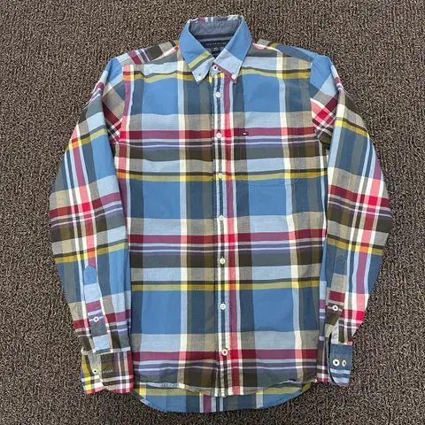 타미힐피거 체크 남방 셔츠 XS