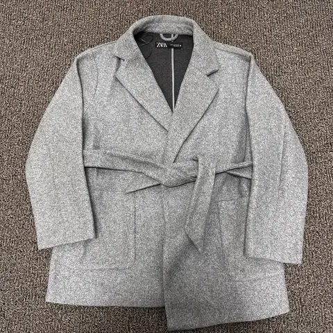 ZARA 자라 여성 코트 그레이 M