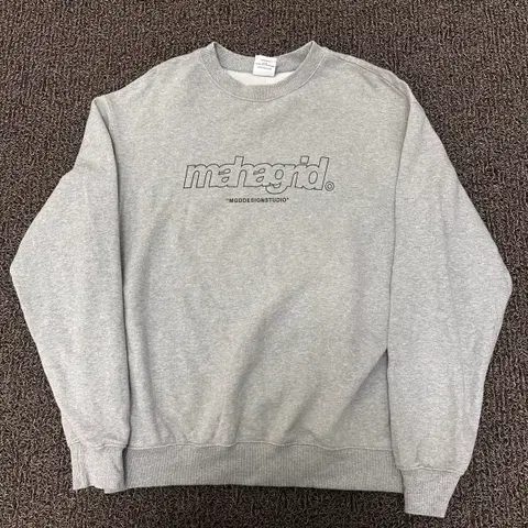 mahagrid 마하그리드 맨투맨 그레이 S