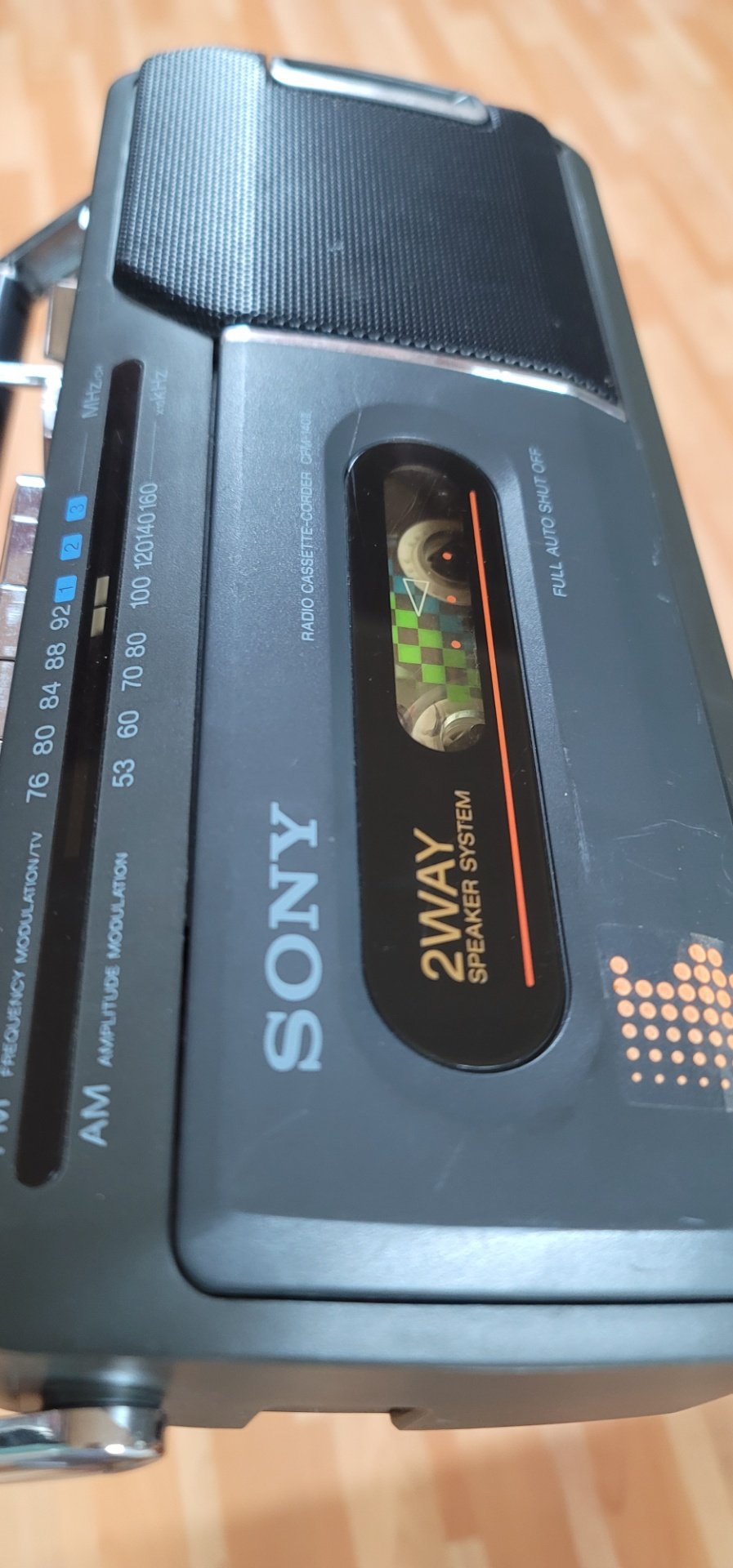 소니 빈티지 희귀 라디오 카세트 (SONY CFM-140II) ​​