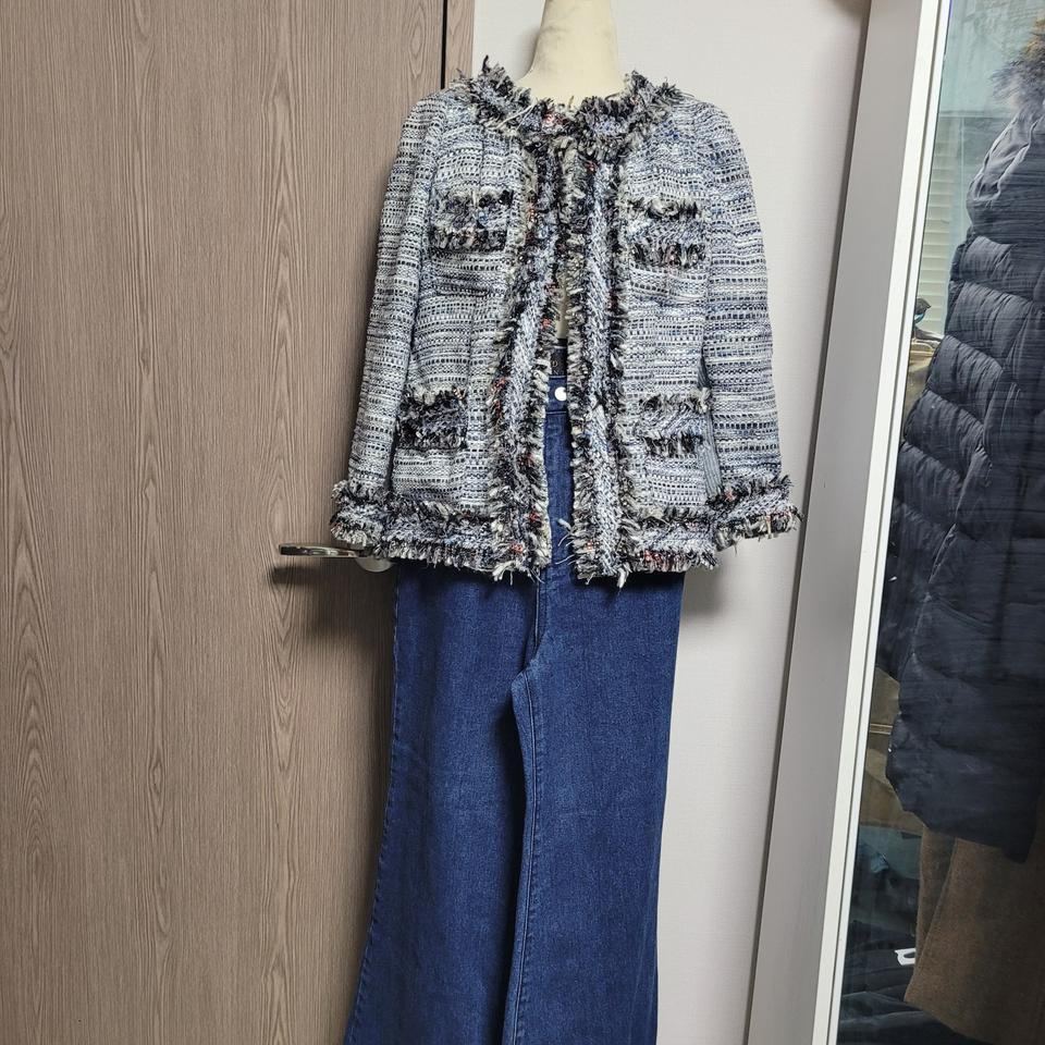가격제안!!  손정완 고급스런 트위드 여성 자켓