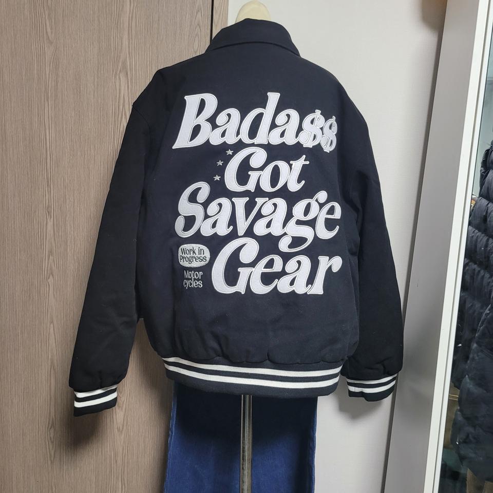 가격제안!!  모터사이클 BGSG 블랙 패딩 점퍼 오버핏