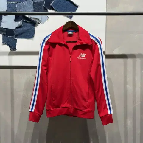 (95) 뉴발란스 스트릿 캐주얼 소매라인 저지 집업 자켓