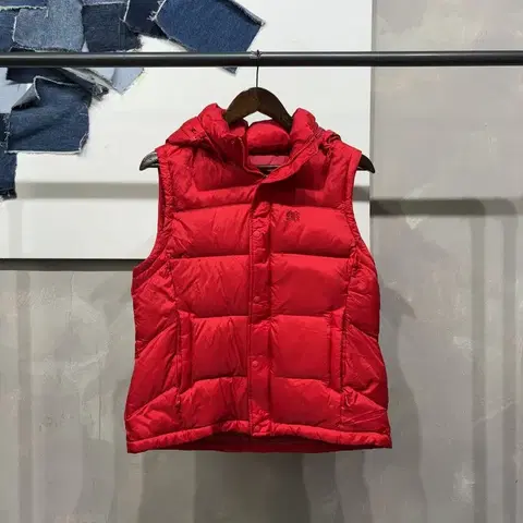 (100) 코오롱스포츠 여성 아웃도어 구스다운 거위털 패딩조끼