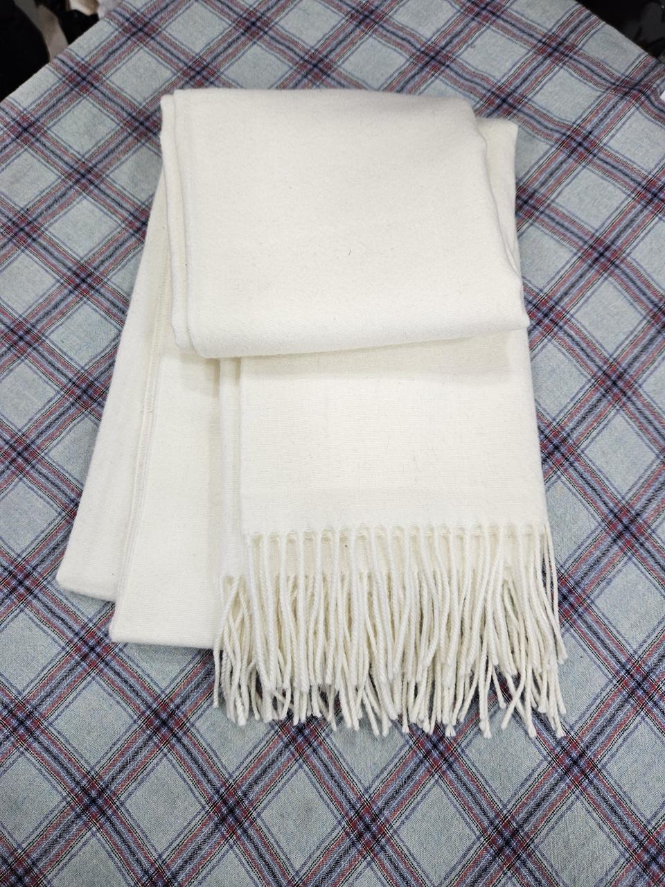 아이보리 프린지 머플러