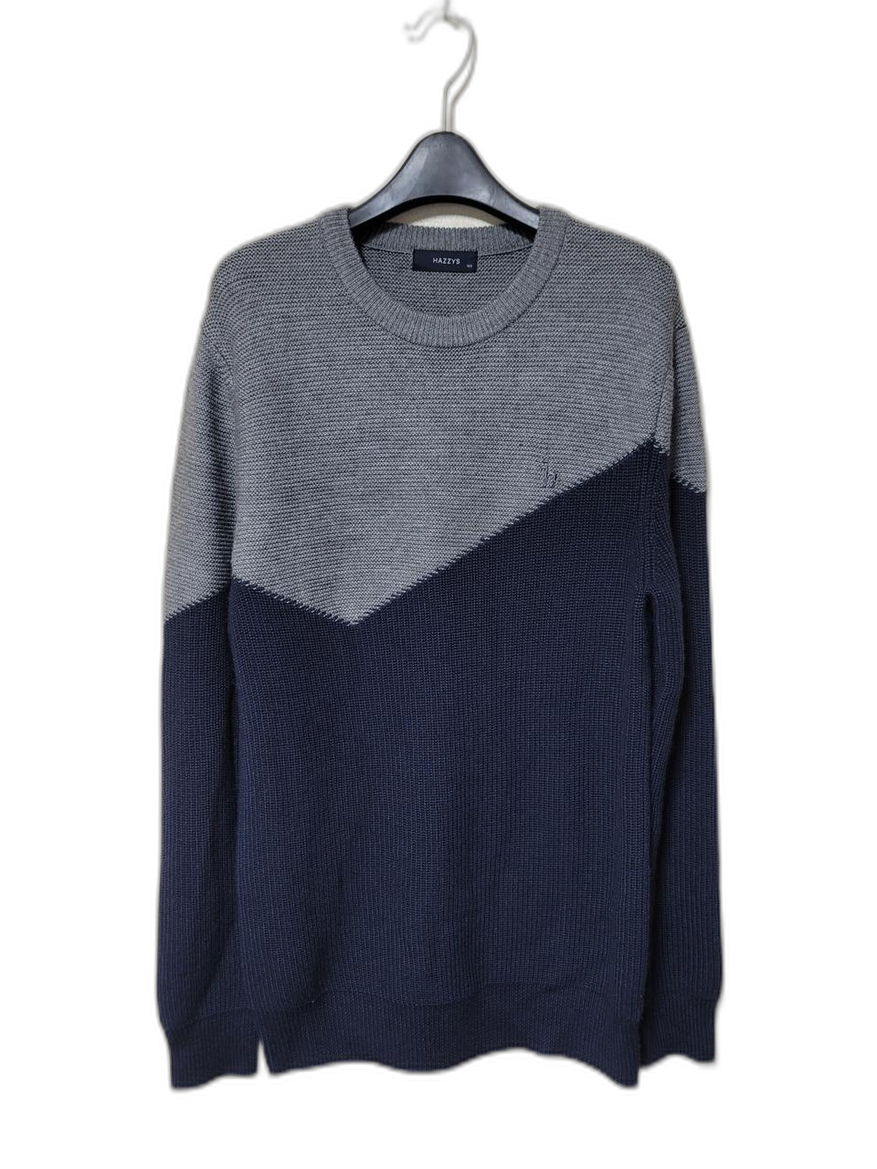 헤지스 컬러블럭 니트