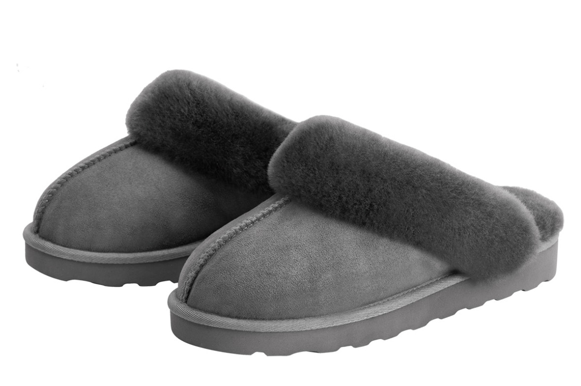 코스트코 커클랜드 어그 슬리퍼 양털슬리퍼 천연양털 그레이