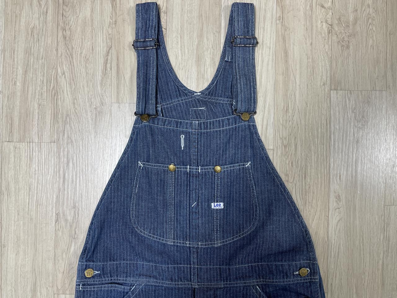 32~33) 50's 복각 Lee 헤링본 데님 오버롤(RRL&LVC&폴로