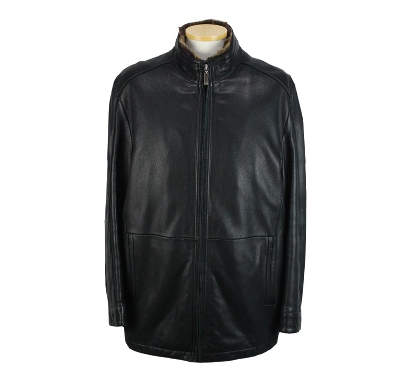 19370 생미셸 토끼털 양가죽 자켓 105 가죽자켓 아우터 브랜구제