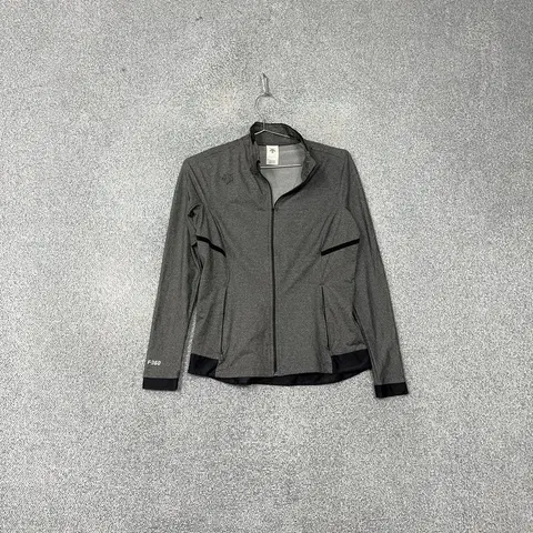 [데상트] 여성 운동 기능성 그레이 집업 저지 M