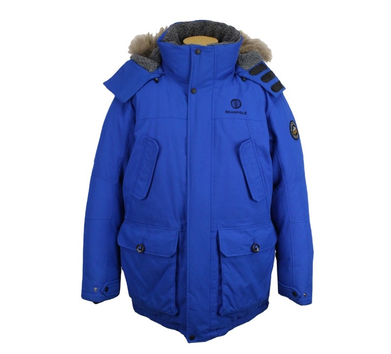 19385 빈폴 너구리털 구스다운 패딩 점퍼 105 남자 아우터 브랜구제