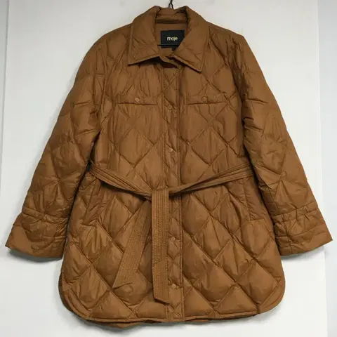 MAJE 마쥬 퀼팅 벨트 패딩 2