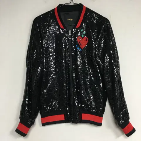 MAJE 마쥬 스팽글 봄버 자켓 1