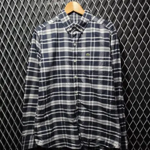 라코스테 체크셔츠 38