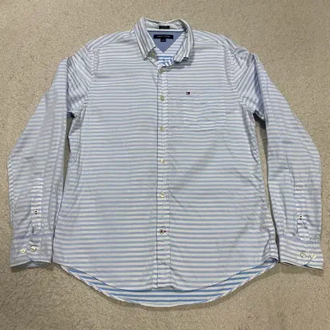 타미힐피거 셔츠 스트라이프 m