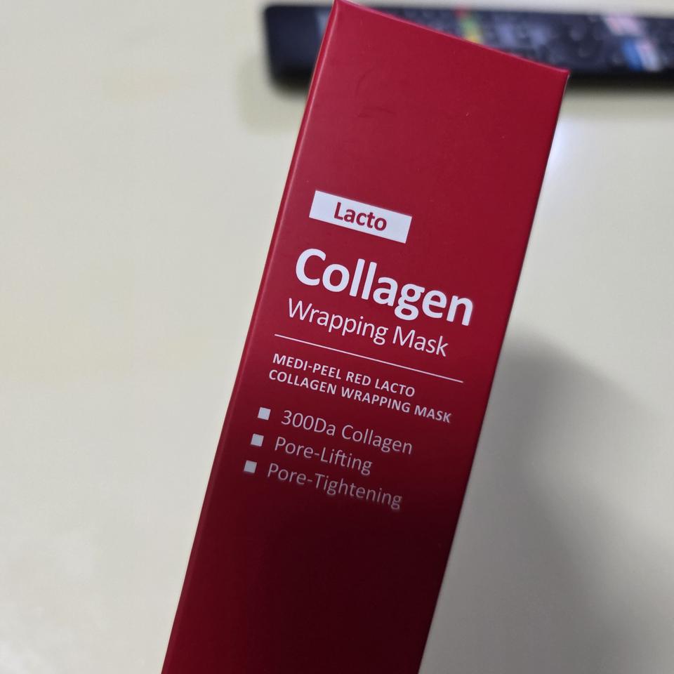 미개봉)메디필 레드 락토 콜라겐 래핑 마스크