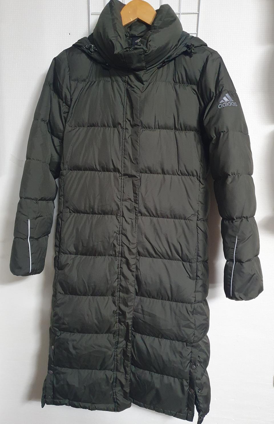 아디다스 여성 오리털 롱패딩 S