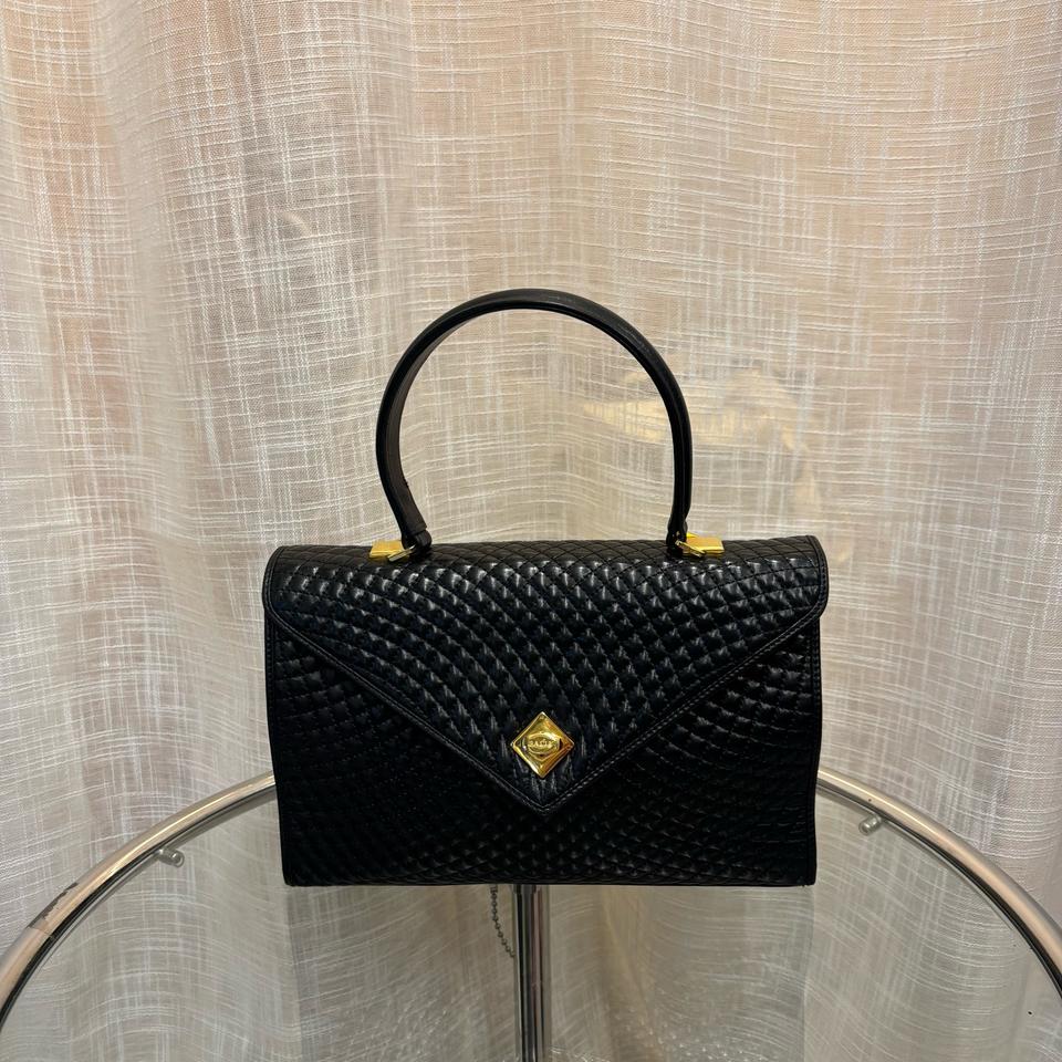 정품 발리 램스킨 탑핸들백