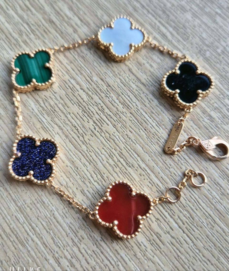 18k멀티원석 팔찌