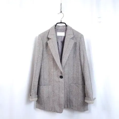 enc 헤링본 싱글 자켓