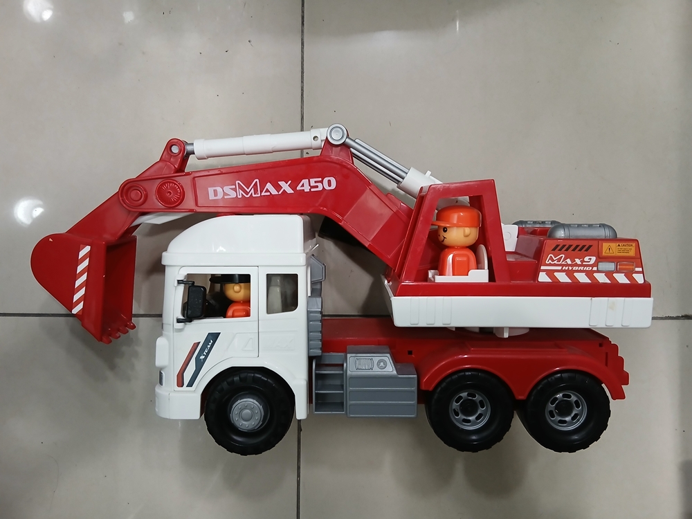 DSMAX450  중고 어린이 장난감 포크레인 트럭 오염 가로43세로21