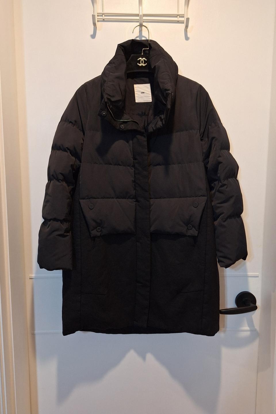 구호 여성 다운 패딩코트 블랙