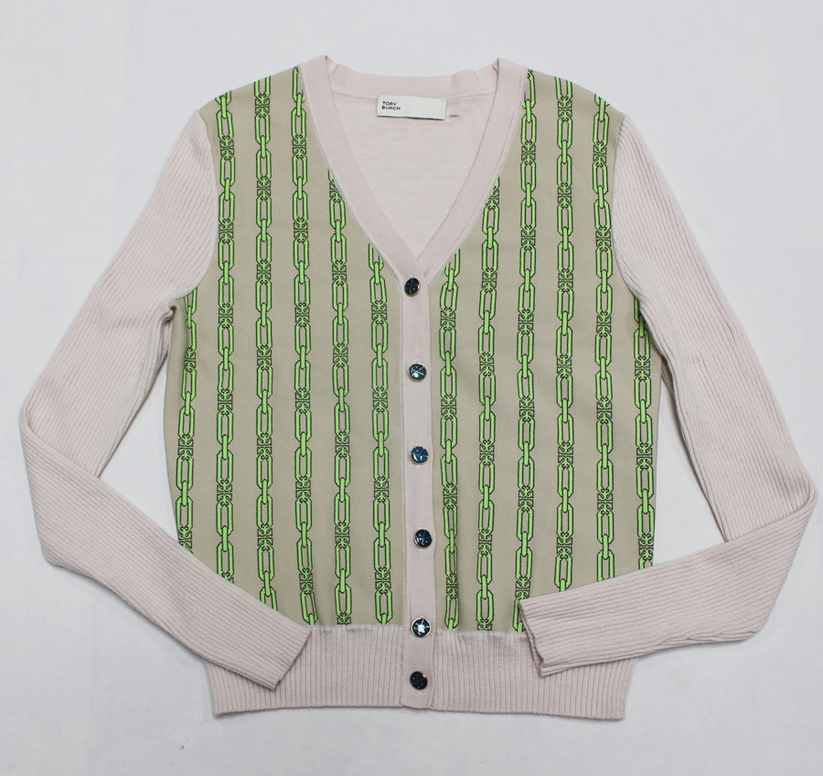 토리버치 여성 M 얇은편 순모 가디건 신형 깨끗/C06