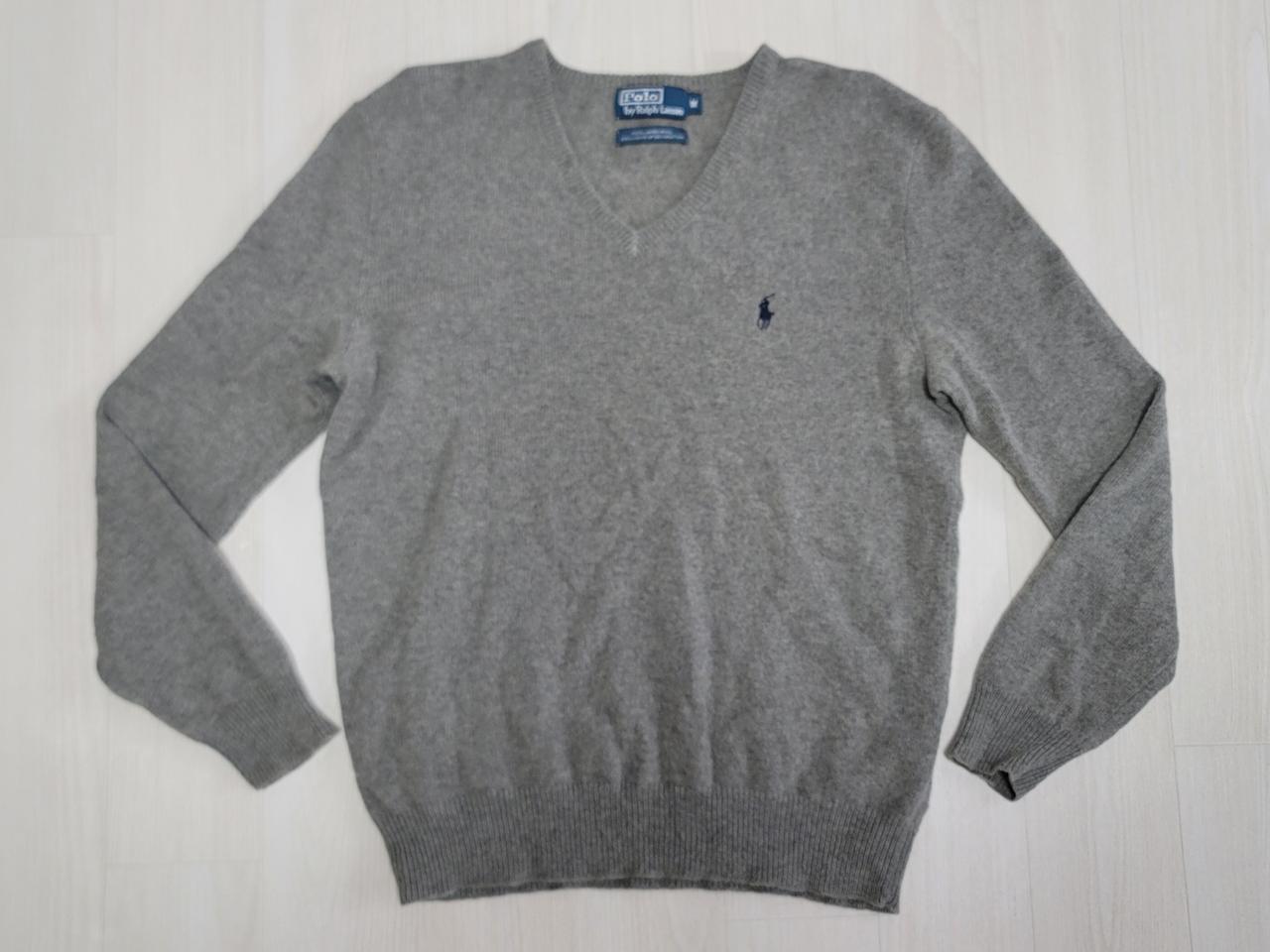 (M)폴로랄프로렌 램스울 브이넥 니트티셔츠 판매합니다