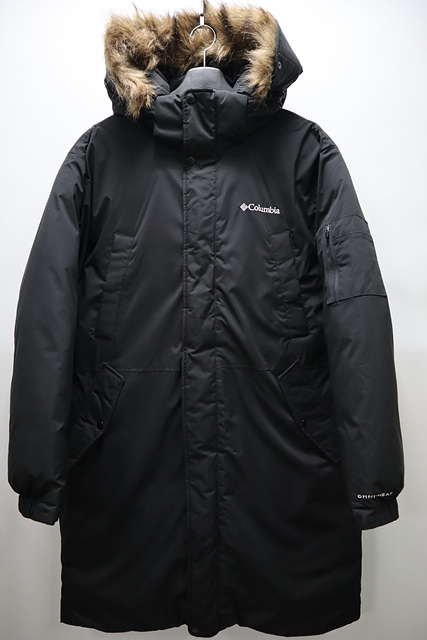 컬럼비아 후드 패딩 롱점퍼 옴니히트 충전재 폴리