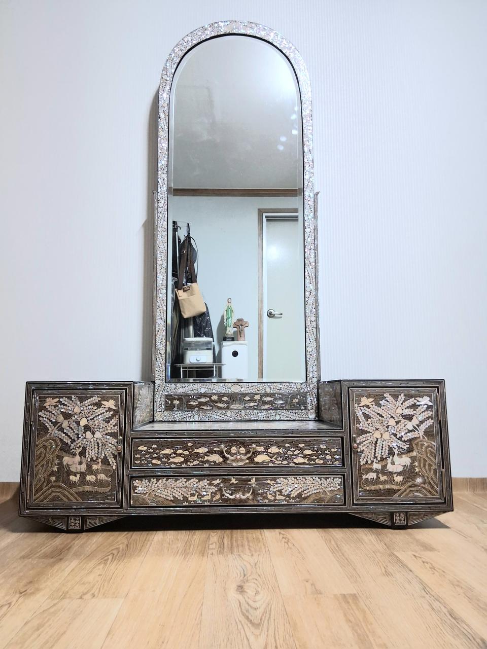 이조자개화장대 이조자개 자개장