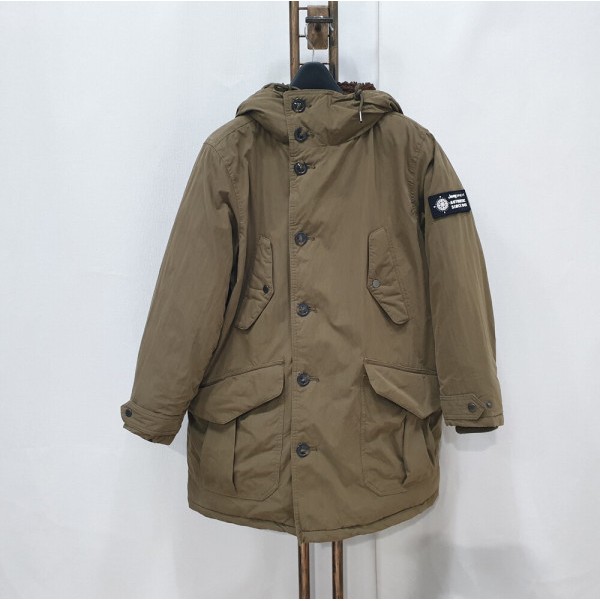 (kk68837) JEEP 공용 후드안 FUR 야상 다운 점퍼 S