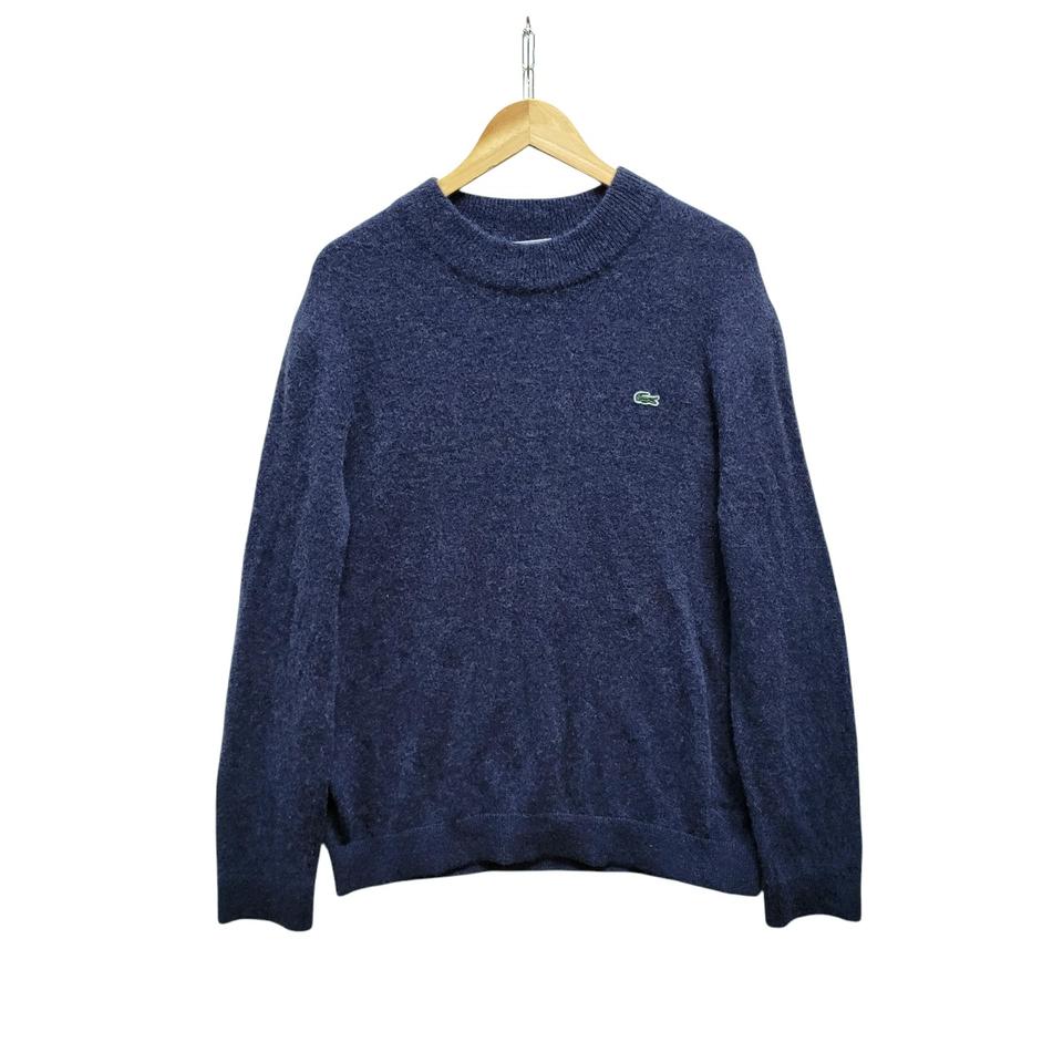 라코스테 일본 정품 오션블루 라운드하이넥