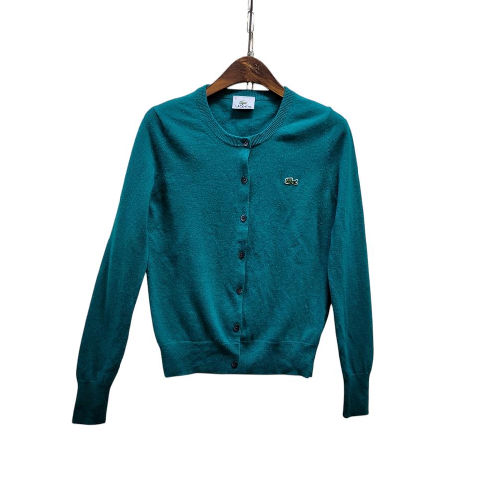 라코스테 정품 그린 가디건